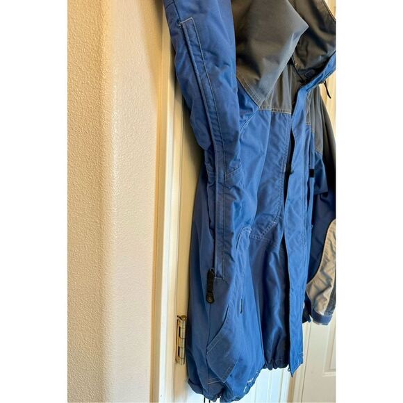 Columbia Mens Gray and Blue Convert Waterproof Insulated Hooded Ski Jacket XL - Picture 3 of 12